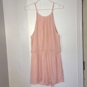 Pretty pink romper great condition